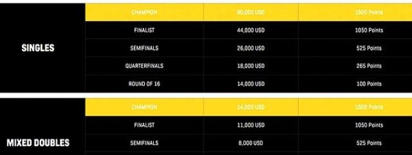 WTT总决赛奖金调度，王曼昱获2.35万好意思元，赛后公布细节